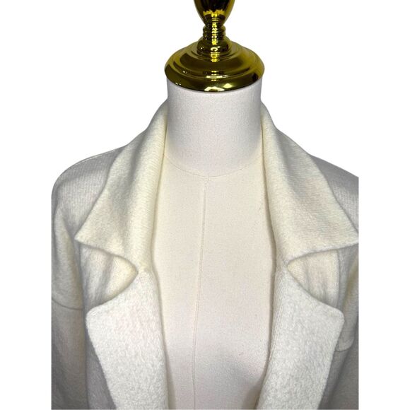 Thread & Supply Women’s Small Open Front Cardigan Sweater Ivory Pockets NEW - Picture 3 of 10